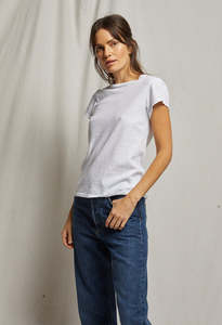 Perfectwhitetee: Sheryl Recycled Baby Tee - White