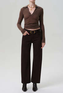 Citizens Of Humanity: Lindz Low Rise Easy Straight - Carob