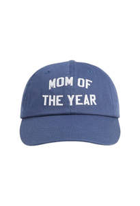 Mom Of The Year Baseball Hat - Navy