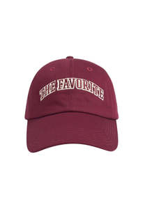 The Favorite Baseball Cap - Burgundy