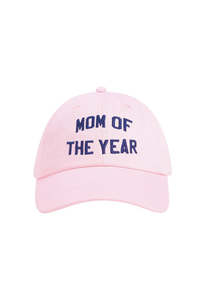 Mom Of The Year Baseball Hat - Pink