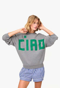 Oversized Sweatshirt - Grey Melange