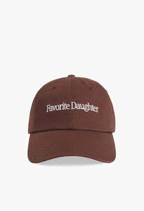 Mothers Day Gift Guide: Classic Logo Baseball Hat - Brown / White