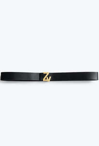 Vacation Edit Snow: Gold ZV Initiale LA Belt 30mm - Black
