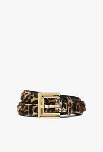 Belts: Nicola Belt - Leopard Calf Hair