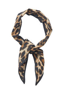Scarves: RosemaryLL Neck Scarf - Leopard Print