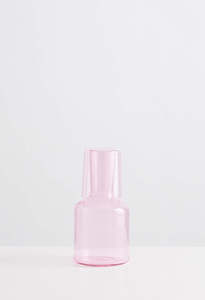 Glassware: J'ai Soif Carafe & Glass - Pink