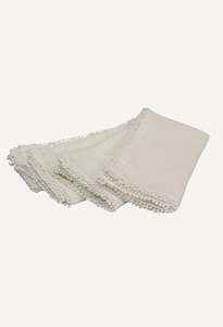 Bauble Napkin - White
