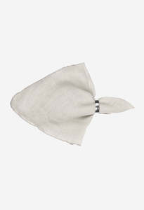 Napkins: Napkin Gracie Eco Linen - High Rise