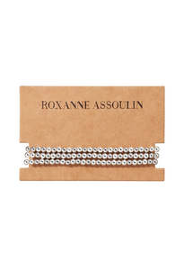 Roxanne Assoulin: Baby Bubble Bead Set of 3 - Silver