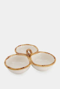 Les Ottomans: Bamboo Ceramic Starter Plate