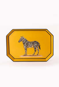 Les Ottomans: Decorative Iron Tray - Zebra
