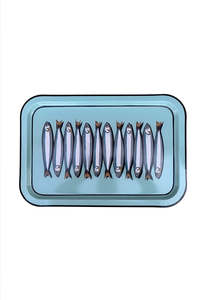 Flat Iron Tray - Sardines