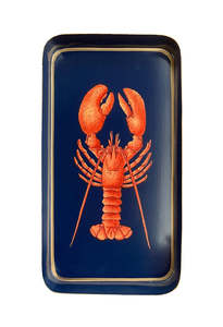 Decorative Iron Tray - Lobster