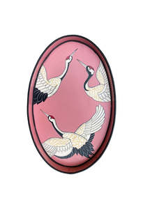 Decorative Iron Tray - Herons