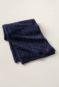 Ralph Lauren: Highland Throw Blanket - Navy