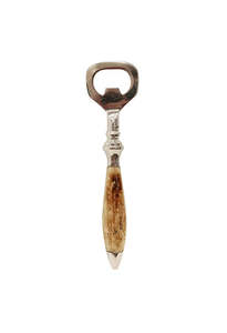 Soho Bottle Opener Bone & Stainless