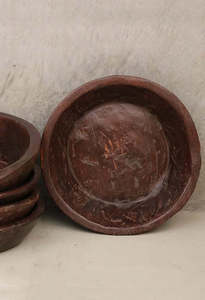 Cc Interiors: Antique Wooden Chapati Bowl