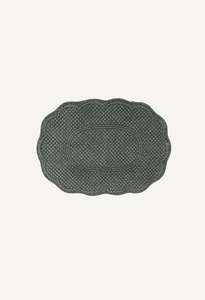 French Country: Rena Quilted Placemat - Olive