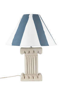 Rubble: Maria Painted Denim Shade Lamp