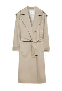 Rickie Maxi Trench - Beige