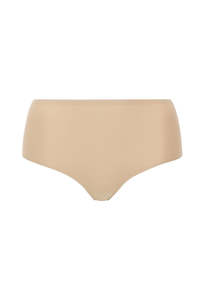 Chantelle: High Waisted Thong - Nude