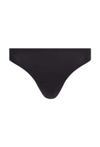 Soft Stretch Lace Tanga - Black