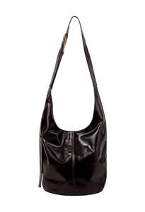 YOUYOU Leather Bucket Bag - Moka Bag