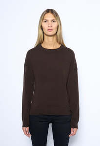 Zadig Et Voltaire: Cici WS Patch Heart - Dark Chocolate