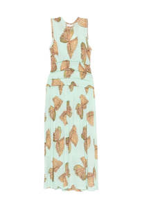 Kamaria SL Ruched Waist Dress - Water Blossoms