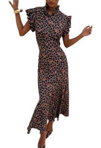 Cherry Leopard Remi Dress