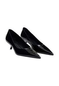Shoes: Hilda Pumps - Black Patent