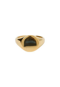 Jewellery: Miro Gold Signet Ring
