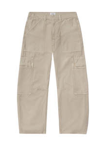 Denim: Marcelle Low Slung Cargo - Burnished Quartz