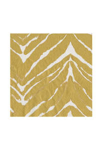 Go Wild White & Gold Luncheon Napkins