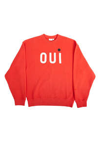 Sweatshirt Oui - Super Red