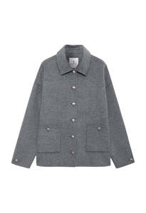 Luca Jacket - Heather Grey Cashmere blend