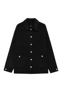 Anine Bing: Luca Jacket - Black Cashmere Blend