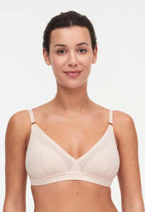 Pure Light Wirefree Triangle Bra - Golden Beige