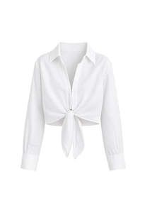 Anabela Shirt Optic White Linen