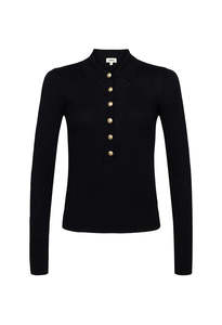 Clothing: Sterling Sweater - Black and Gold