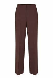 Second Female: Fique Classic Trousers - Chocolate Plum