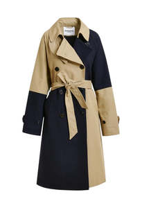 Just Patchwork Trench coat