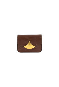 Accessories: Micro Diviluz Card Holder - Brown Lizard