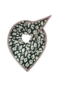 Accessories: Shawl - Leopard Green