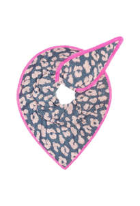 Accessories: Shawl - leopard Grey