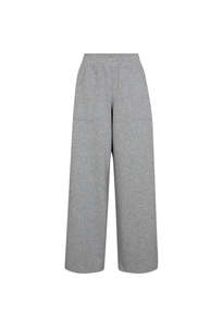 Mos Mosh: Renzi Stripe Sweatpants - Grey Mélange
