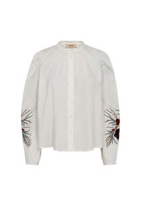 Mos Mosh: Mysa Popli Shirt - Ecru