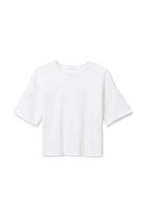 Ezra Short Sleeve Sweatshirt - White