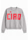 Oversized Sweatshirt - Grey Grand Block Ciao